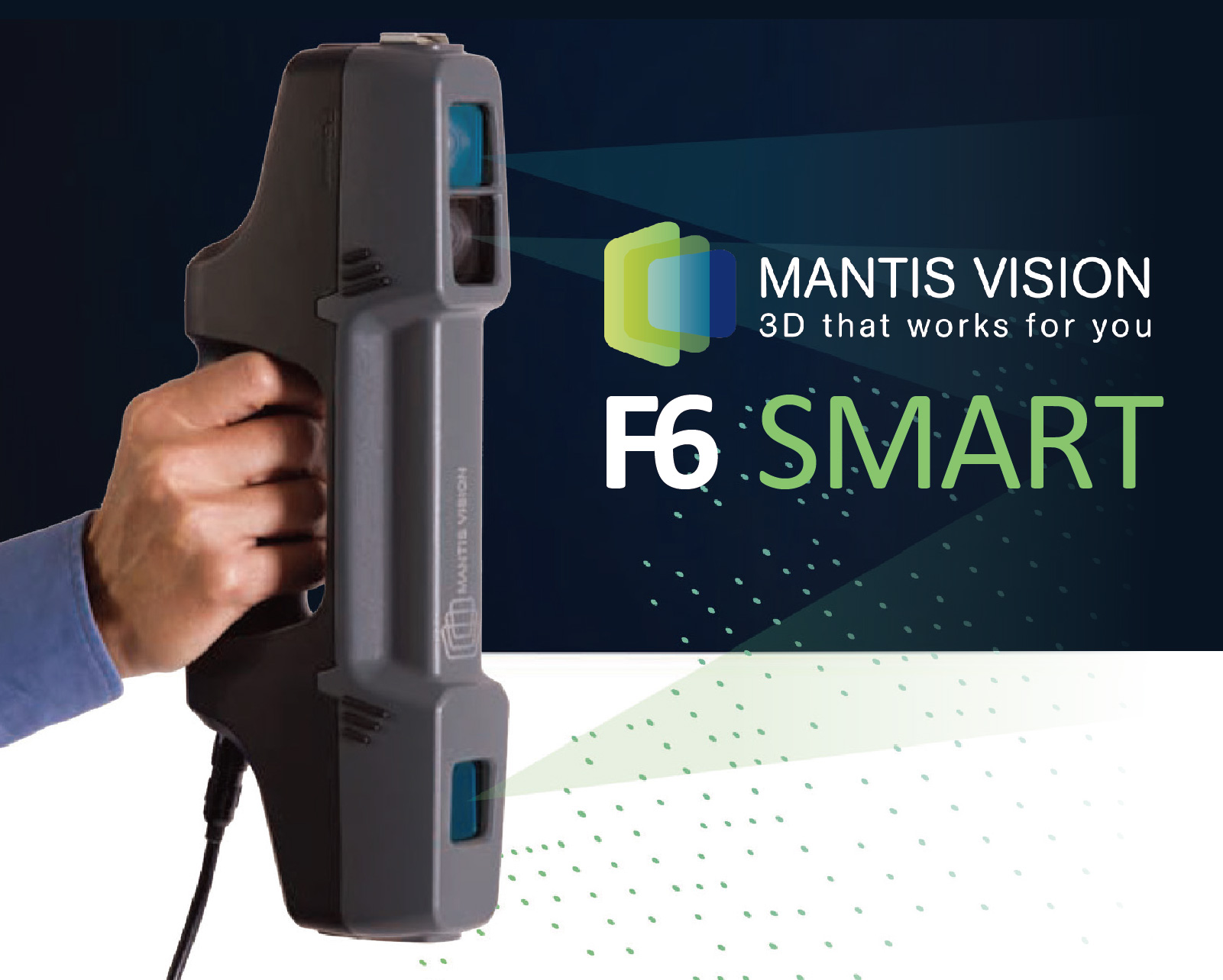 F6 SMART 手持式3D掃描成像儀